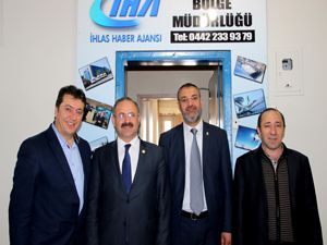 AK Parti Erzurum Milletvekili Deligöz'den İHA'ya ziyaret