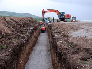 Erzurum Ortabahçe sulaması ile 63 bin dekar zirai alan sulanacak