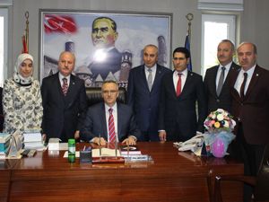 Bakan Ağbal, Erzurum SMMMO'yu ziyaret etti
