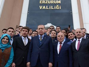 TÜGVA Erzurum'dan Cumhurbaşkanı Erdoğan'a eğitim brifingi