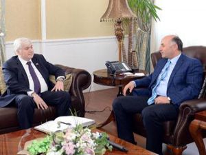 Gürcistan Ankara Büyükelçisi Koplatadze Vali Azizoğlu'nu ziyaret etti