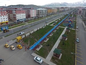 Azerbaycan Bulvarı ve Aliyev Parkı açıldı
