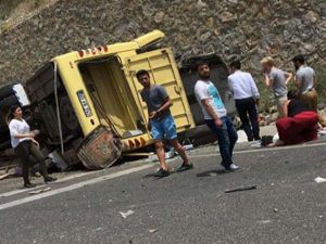 Marmaris'te 24 kişinin öldüğü kaza kamerada