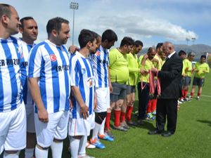Erzurum'da engelli futbol müsabakası