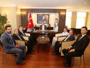 Erzurumlular Derneği'nden Başkan Köşker'e ziyaret