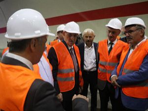 TBMM Başkanı Kahraman, Ovit Tüneli'nde incelemelerde bulundu