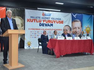 AK Parti Karaçoban 6. Olağan İlçe Kongresi yapıldı