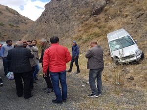 Eleşkirt'te trafik kazası: 2 yaralı