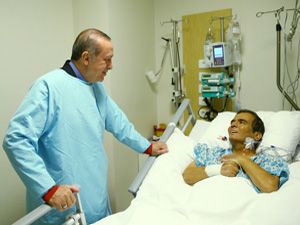 Erdoğan'dan Naim Süleymanoğlu'na ziyaret