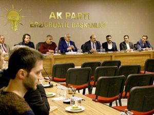 AK Parti'ye Aziziye Brifingi