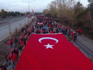 10 bin Erzurumlu, Aziziye Tabyaları'na yürüdü