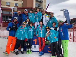 Kayakta Erzurum Rüzgar Kayak Kulübünün birincilik başarısı
