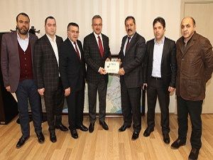 Balkan Türkleri ve Erzurumlular, Başkan Köşker'i ziyaret etti