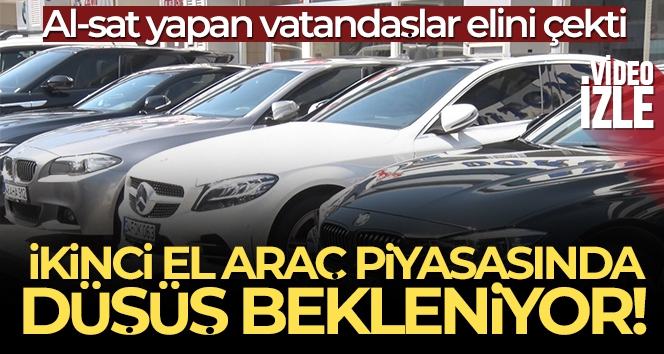 İkinci el otomobil piyasası gerçek alıcılara kaldı