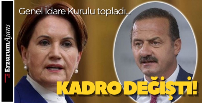 İYİ Parti kadrosunda değişiklik