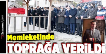 Aile kabristanında toprağa verildi