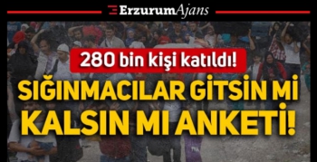 Ankete şimdiden 283 bin kişi katıldı
