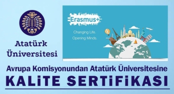 Atatürk Üniversitesi'ne kalite sertifikası