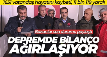 Bakan Koca: 1651 vatandaşımız hayatını kaybetti