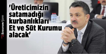 Bakandan satılmayan kurbanlıklara ilişkin açıklama
