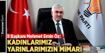 Başkan Öz'den 8 Mart Dünya Kadınlar Günü mesajı