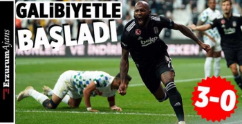 Beşiktaş lige galibiyetle başladı