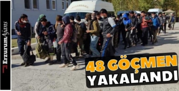 Bitlis'te 48 düzensiz göçmen yakalandı!