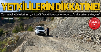 Çamlıbel Köylülerinin yol isteği