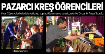 Çocuk köyünden pazara