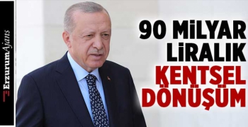 Cumhurbaşkanı Erdoğan, kentsel dönüşüm verilerini paylaştı