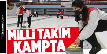 Curling Milli Takımı Erzurum'da kampa girdi