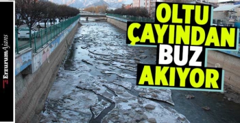 Dondurucu soğuk sonrası nehirler buz tuttu