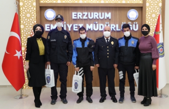 Emniyet Müdürü Aslan'a özel ziyaret