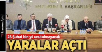 Erzurum AK Parti'den 28 Şubat mesajı 