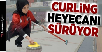 Erzurum'da curling ligi heyecanı