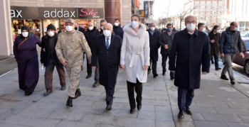 Erzurum'da pandemi denetimi