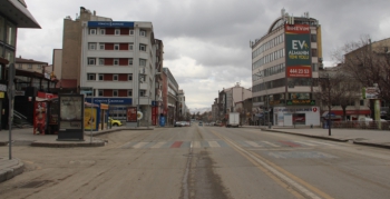 Erzurum'da sokaklar sessiz kaldı
