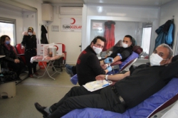 Erzurum GHSİM'den Kızılay'a kan bağışı