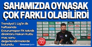 Erzurumspor FK - Bandırmaspor maçının ardından