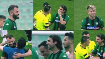 Futbolcuların görüntüsü olay oldu!