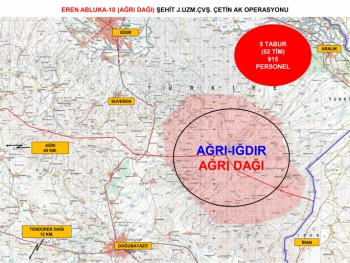 İçişleri Bakanlığı: Eren Abluka-10 Ağrı Dağı operasyonu başlatıldı