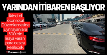 İkinci el otomobilde yeni dönem yarın başlıyor