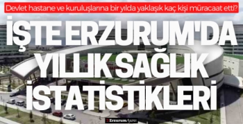 İşte Erzurum'un sağlık karnesi