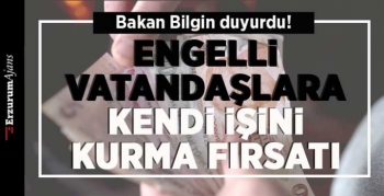 Kendi işini kurmak isteyen engelli vatandaşlara destek!