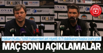Kocaelispor - Erzurumspor maçının ardından