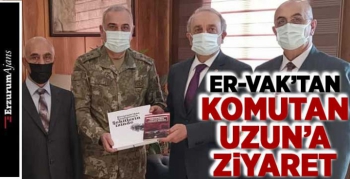 Kolordu komutanı Uzun'a 'Sarıkamış' kitabı