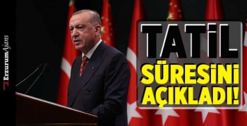 Kurban Bayramı tatili 9 gün oldu