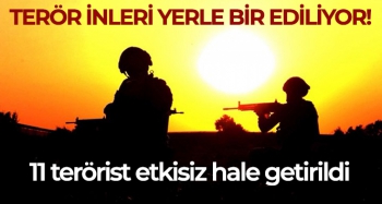 MSB duyurdu: Barış Pınarı ve Zeytin Dalı bölgelerinde 11 terörist etkisiz hale getirildi