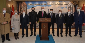 Numan Kurtulmuş'tan Vali Memiş'e ziyaret