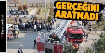 Oltu Devlet Hastanesi'nde yangın tatbikatı